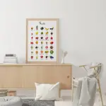 Affiche déco éducative pour enfant