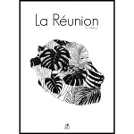Affiche décorative de l'île de La Réunion