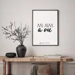 Toile déco d'une expression créole