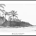 Affiche décorative Réunion vue produit