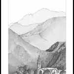 Affiche décorative de l'île de La Réunion