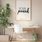 Toile déco d'une expression créole