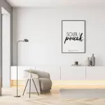 Toile déco d'une expression créole