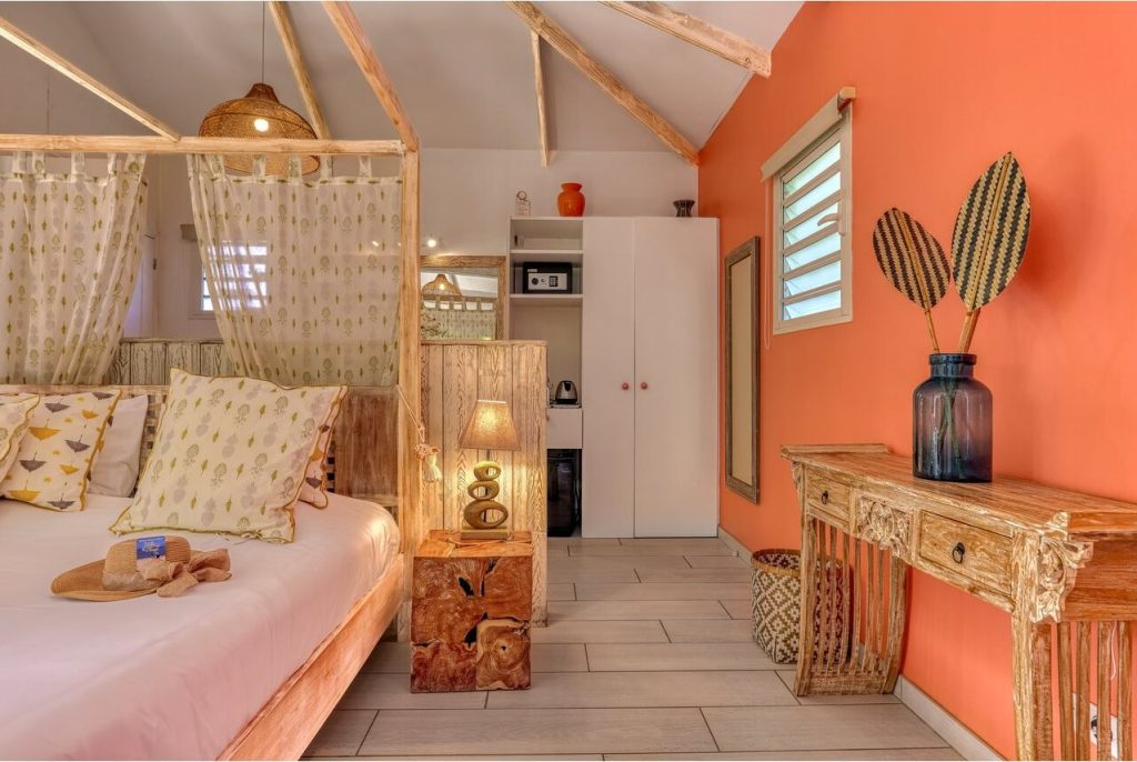 Chambre Baie Rose la grande terrasse