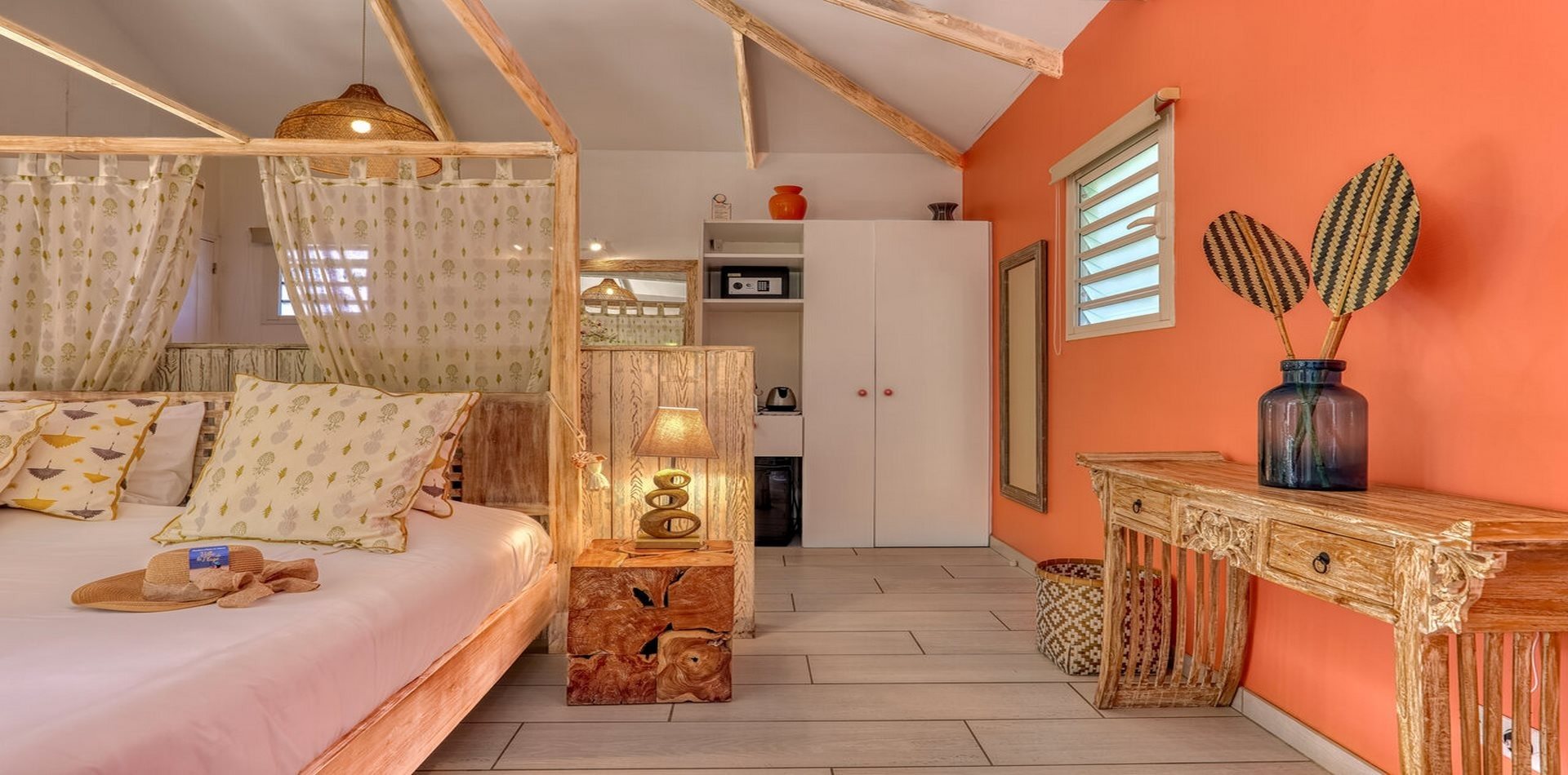 La chambre Baie Rose bungalow independant
