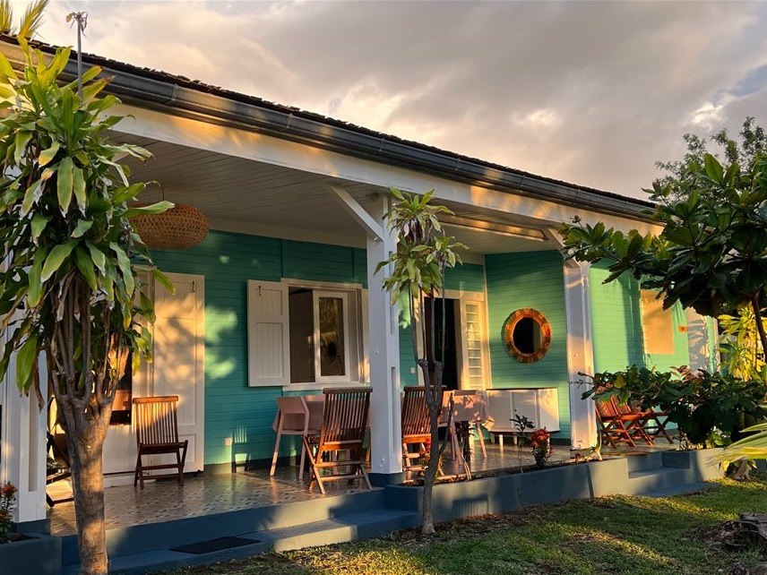 La cocoteraie de la Villa Jolie Creole