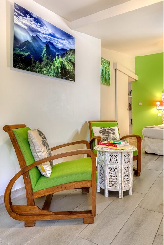 Chambre Manguier ambiance indienne