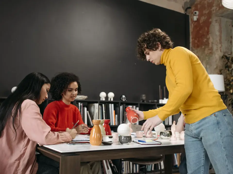 Atelier céramique d’entreprise à Saint-Pierre