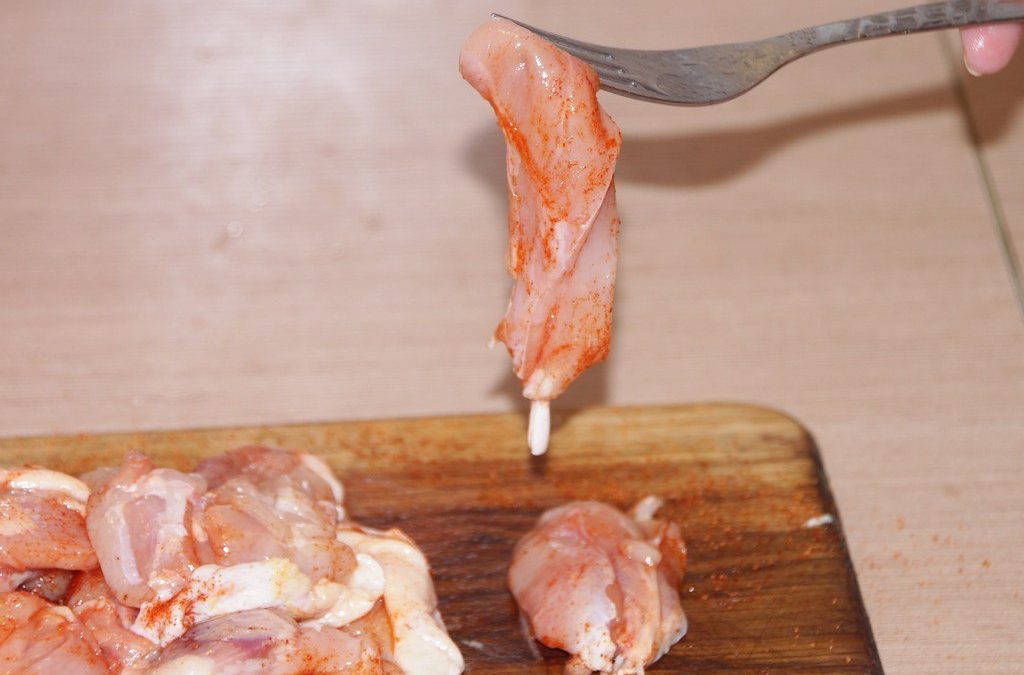 Poulet decoupe