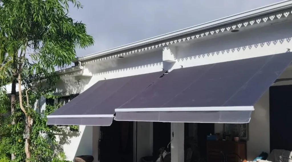 Réalisation de store banne sur mesure à La Réunion